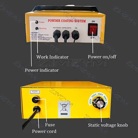 220V/110V Bärbar Sprutpistol Elektrostatisk Sprutspruta Pulverlackeringspistol Liten Sprututrustning 8 best sales elektrostatisk pulverlackeringspistol - №2