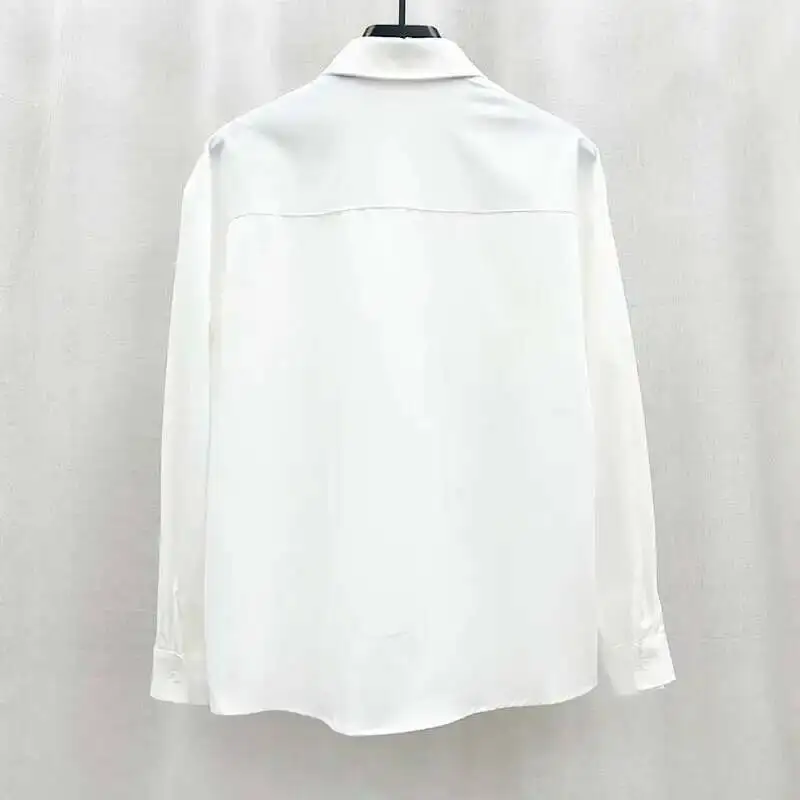 Functional Techwear Men's Shirts Motorcycle  Safari Style Personality Patchwork Shawl Lapel Tops Spring 2024 CDTQ