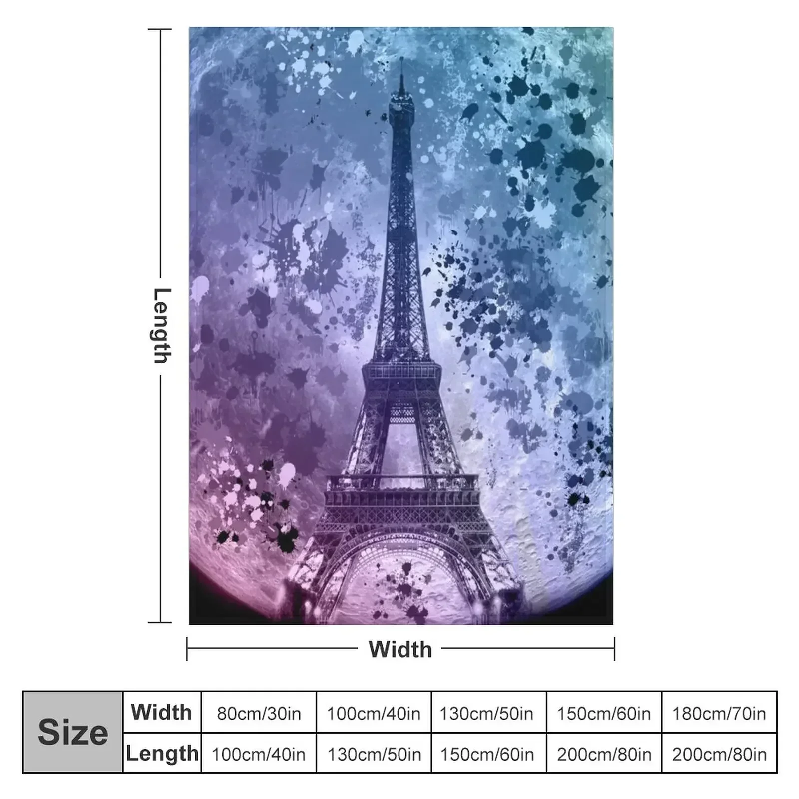 EIFFEL TOWER Throw Blanket christmas decoration Thermals For Travel Bed Fashionable for sofa Blankets