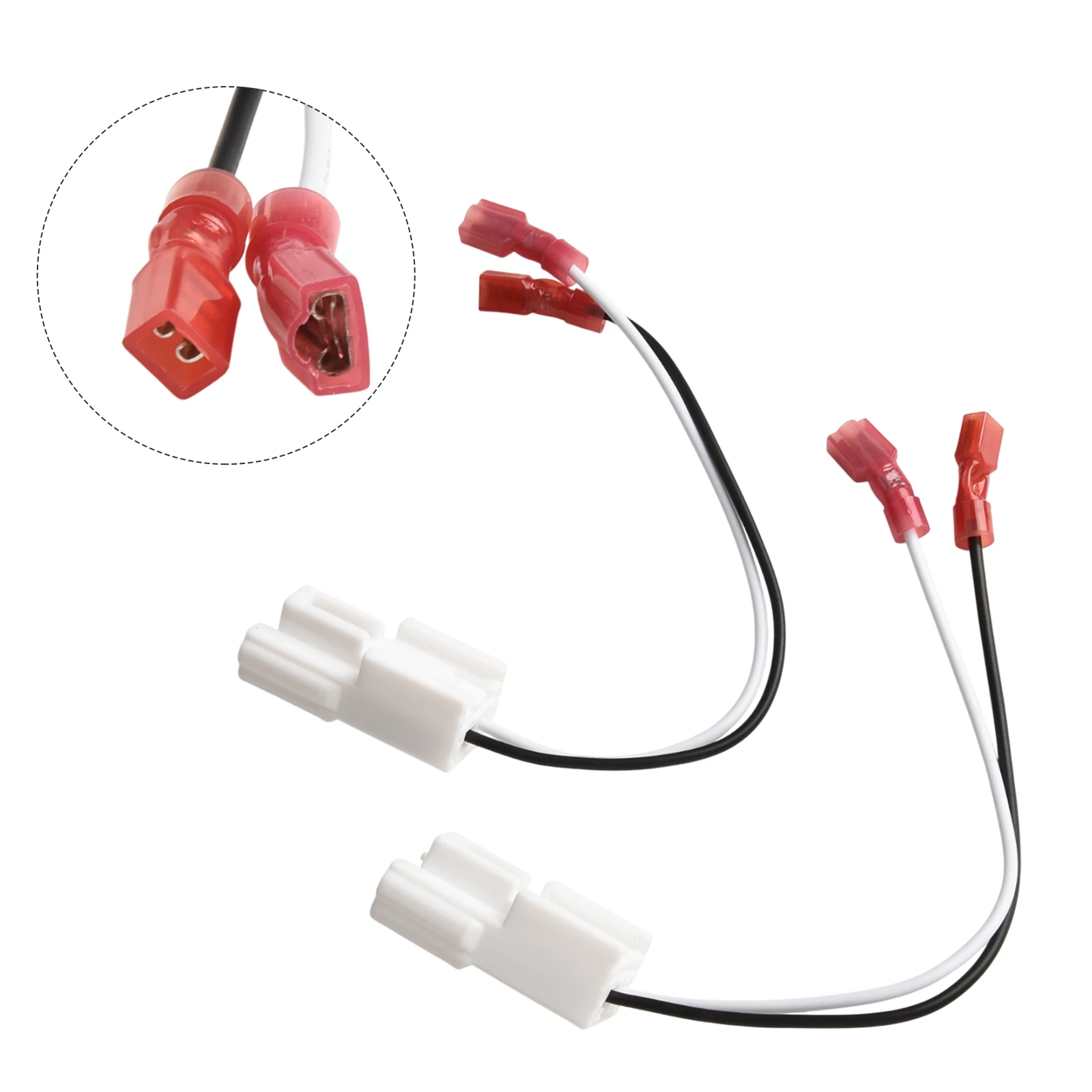 1 Pair 12V Wiring Harness for Kia Car Door Speakers with 10W Output Support and High-Durability ABS Connectors for Stable Use