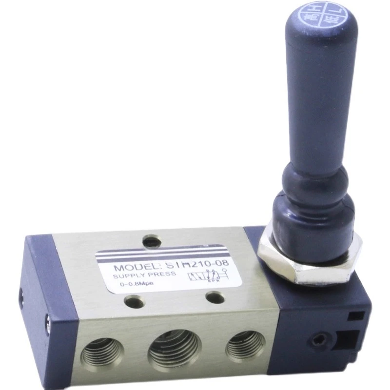 Ningbo SO TE mechanical valve STH210-08 manual hand plate valve two-position five-way cylinder control valve