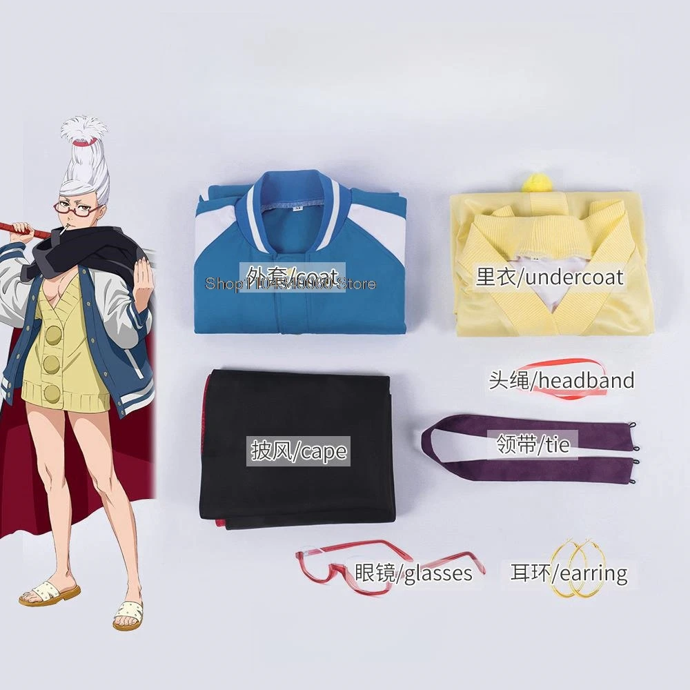 アヤセセイコーのコスプレ衣装,かつら付き,アニメダンダンダンのコスプレ小道具,ダンダンダン