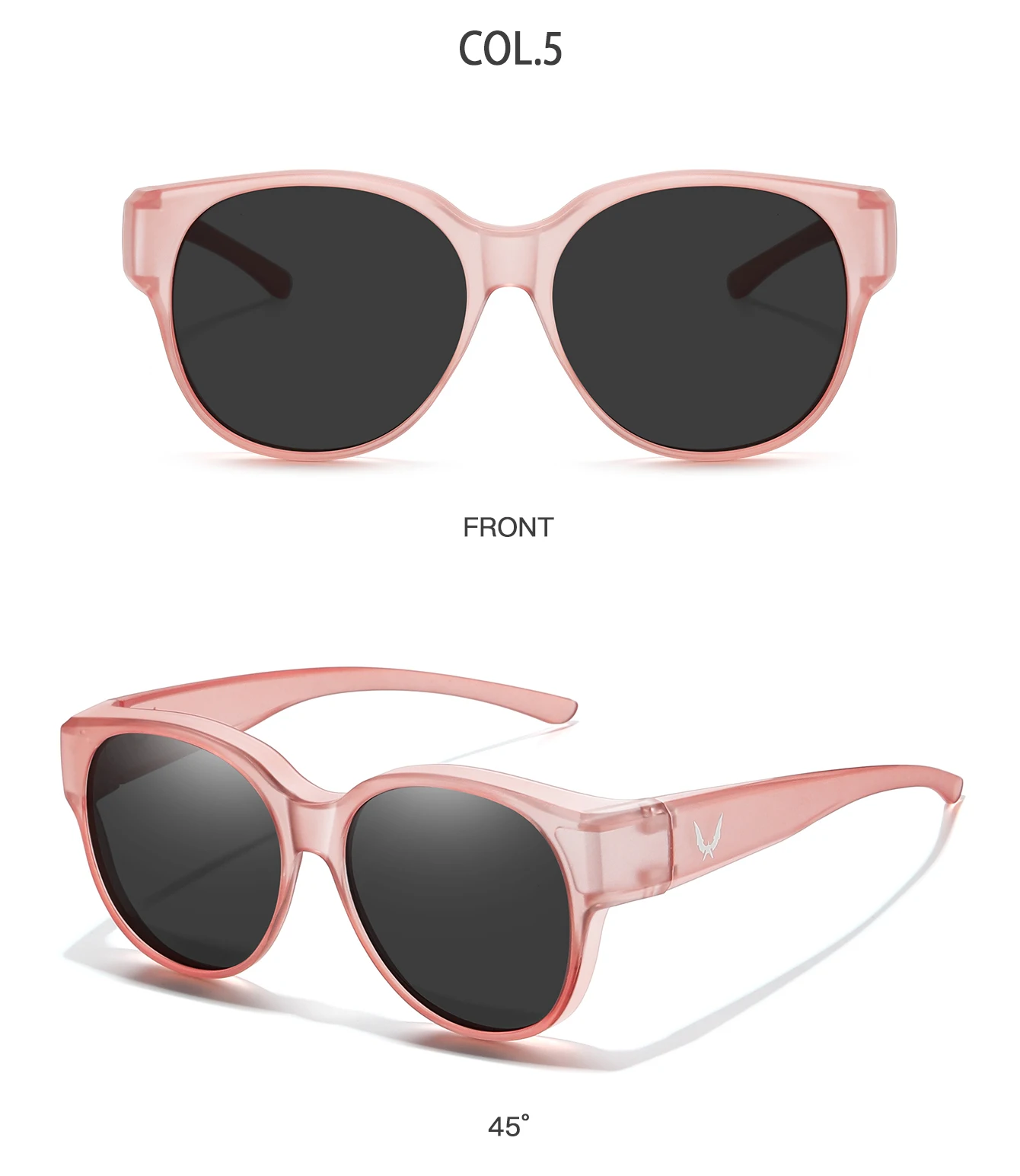 Modische Überbrille für Kurzsichtige mit Mehrfachrahmen UV-Schutz für Outdoor-Sportarten wie Wandern, Angeln und Radfahren – Detail 9