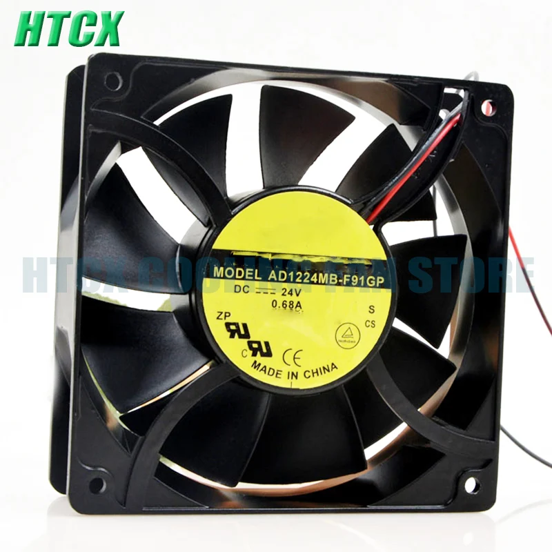 New AD1224MB-F91GP 12038 24V 0.68A 12CM Frequency Converter Fan