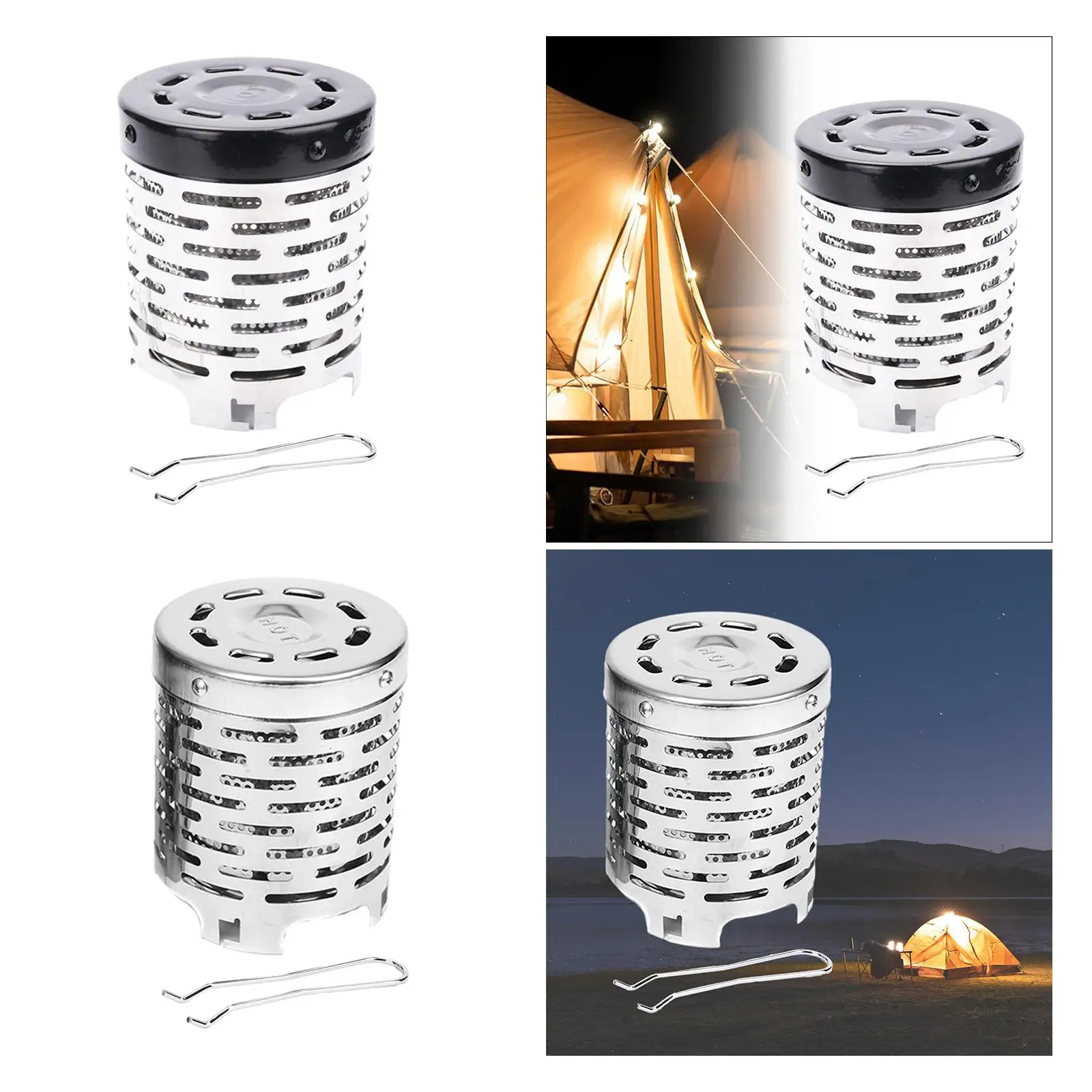 キャンプストーブ加熱カバー-加熱ストーブ-耐久性のあるポータブル加熱ストーブカバー-釣り-バックパッキング-庭-裏庭-ハイキング用