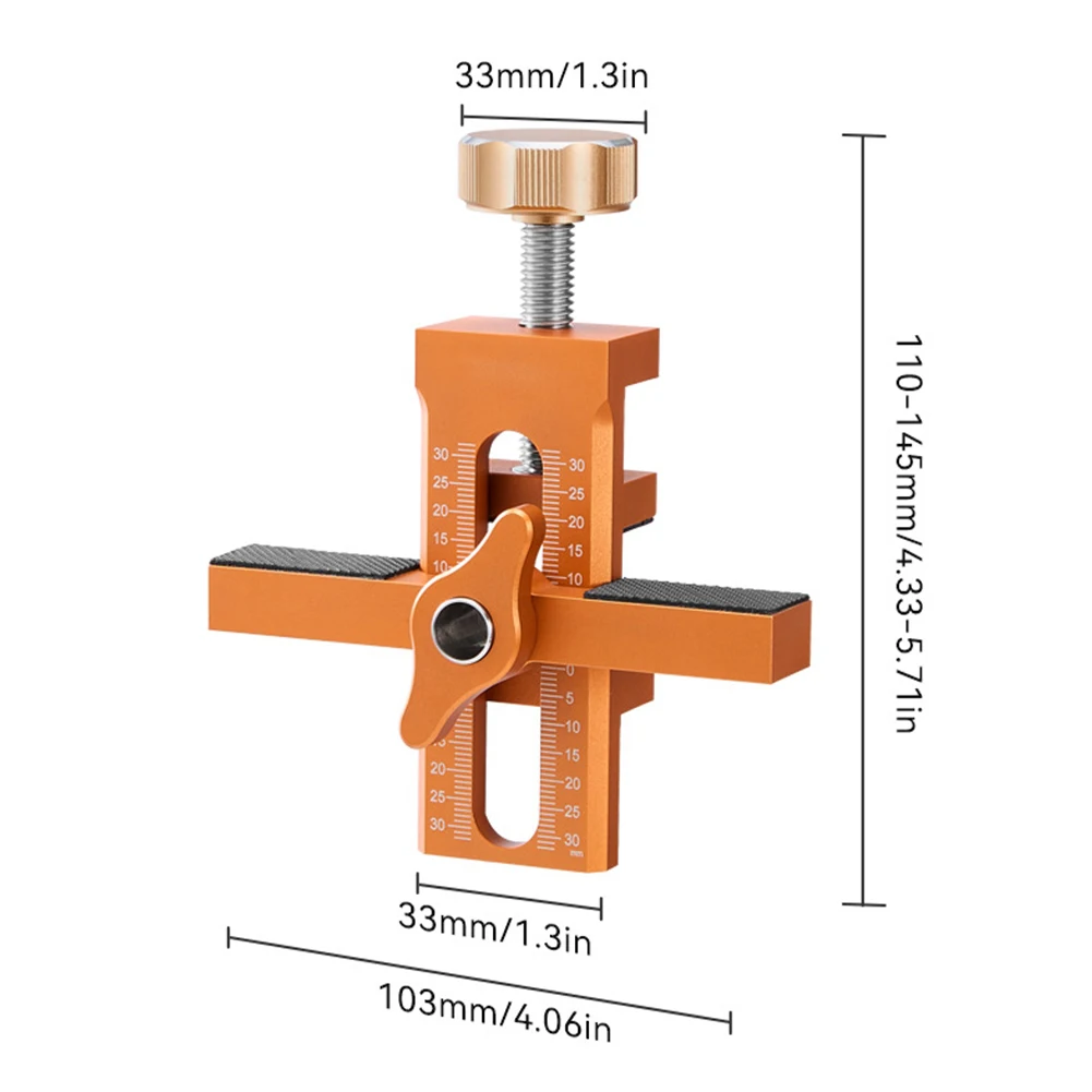 

Easy Door Positioning Tool Cabinet Door Tool Adjustable Clamp Cabinet Door Jig Efficient Operation Long Service Life