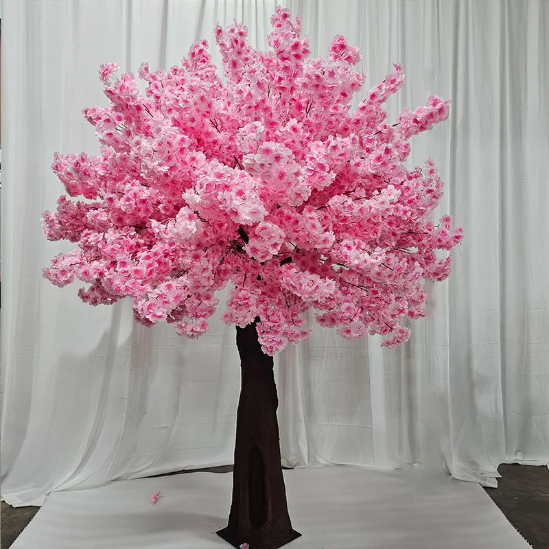 Customized Eco-Friendly Artificial Cherry Plants Artificial Flowers Faux Trees