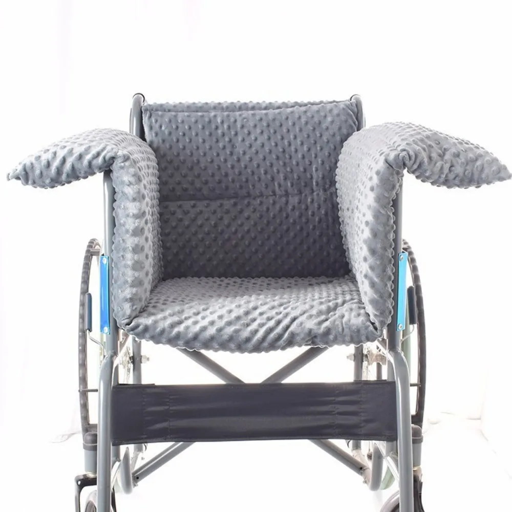 Wheelchair Cushion Soft Warm Slip Resistant Wheelchair Backrest Seat Cushion for Elderly Patient Wheelchair Soft Cushion