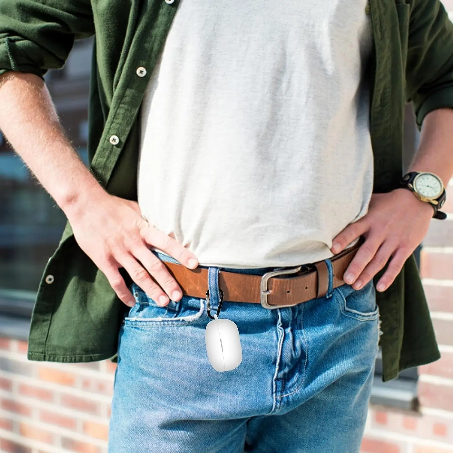 ثلاثية الأبعاد جديد سوني 2023 سماعة غطاء ل WF-1000XM5 حافظة لينة سيليكون غطاء صدمة كامل الجسم مع المفاتيح ل WF-1000XM5 حافظة