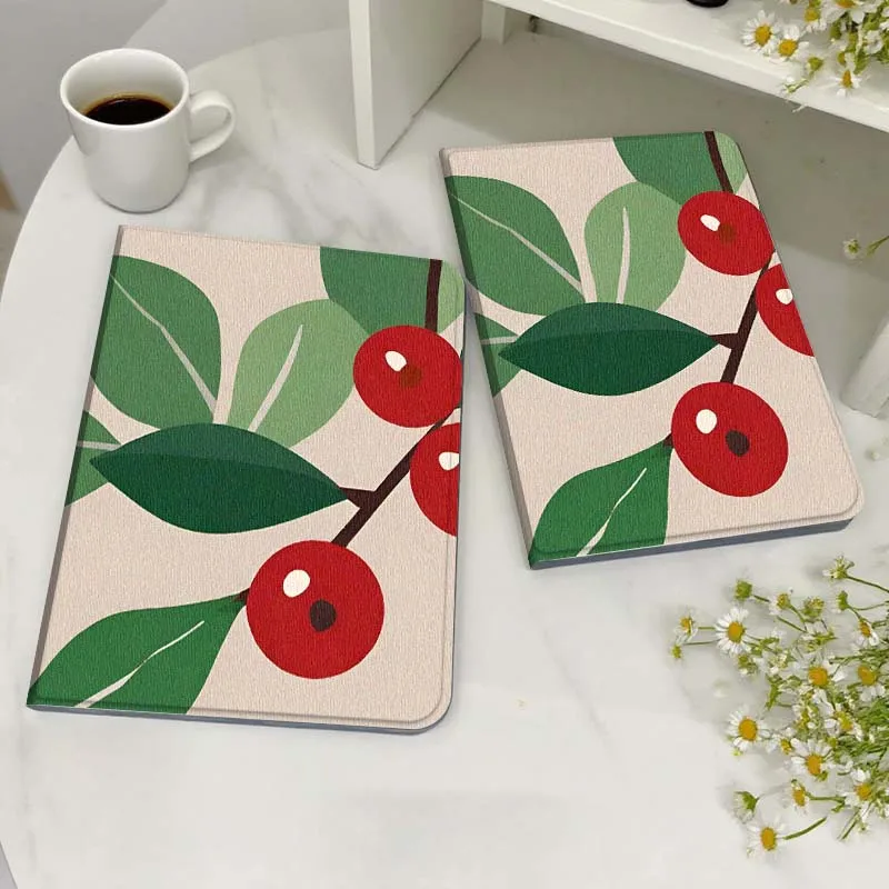 

Cartoon Peach Fruit Pattern For Honor MagicPad MatePad M5 8 9 2 3 10 12 X V7 V8 X8 X9 V9 GT X9a GT2 S Air Pro Tablet Case