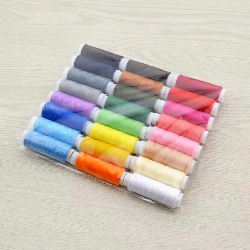 24 Farben Nähgarn, nicht leicht zu reißen, Handnähgarn, Basteln, Patch, Lenkrad, Nähzubehör, Heim-Set – Detail 1