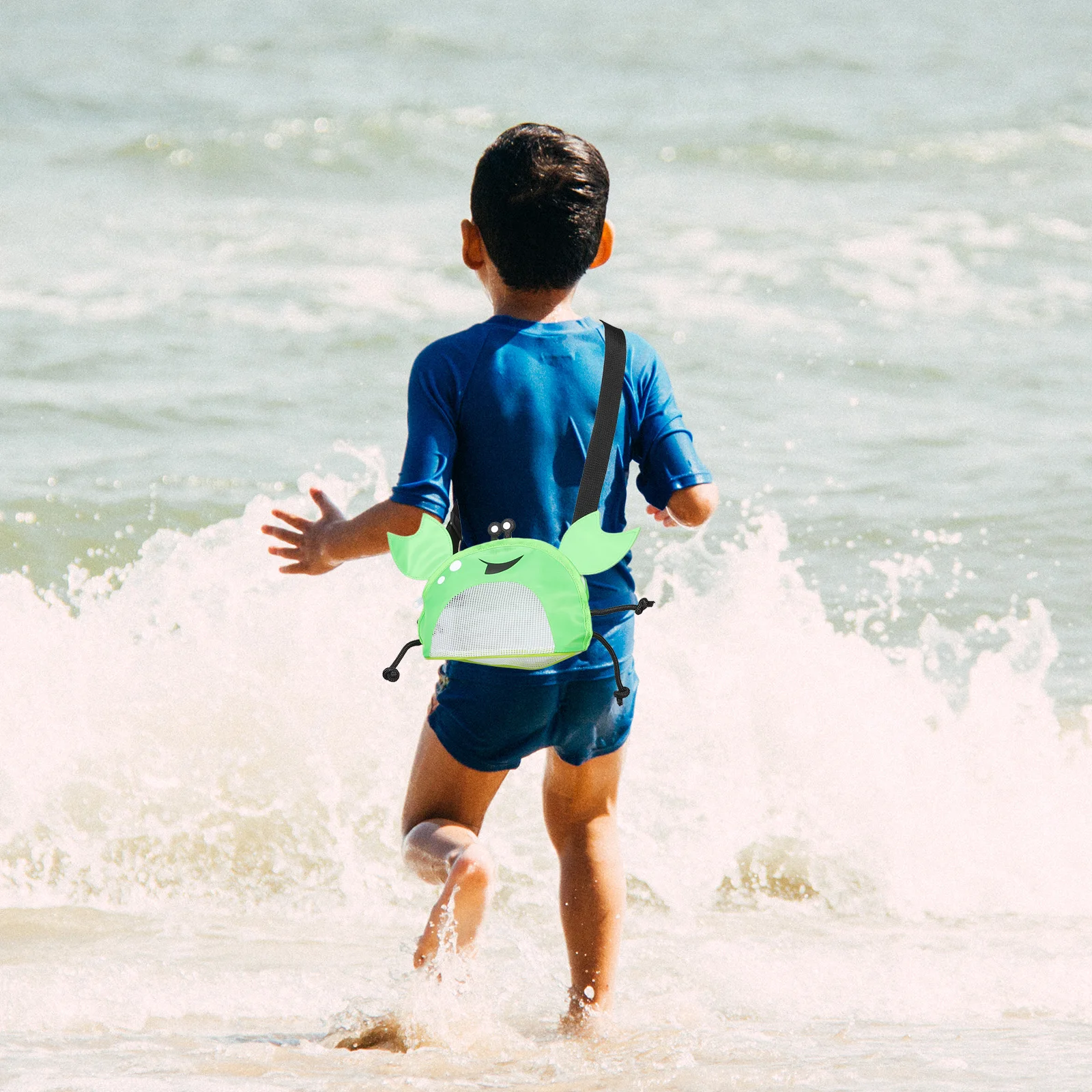 

Mesh For Portable Shell Collection Lightweight Storage Tote For Accessories Pool Vacation Essentials Shell Bag