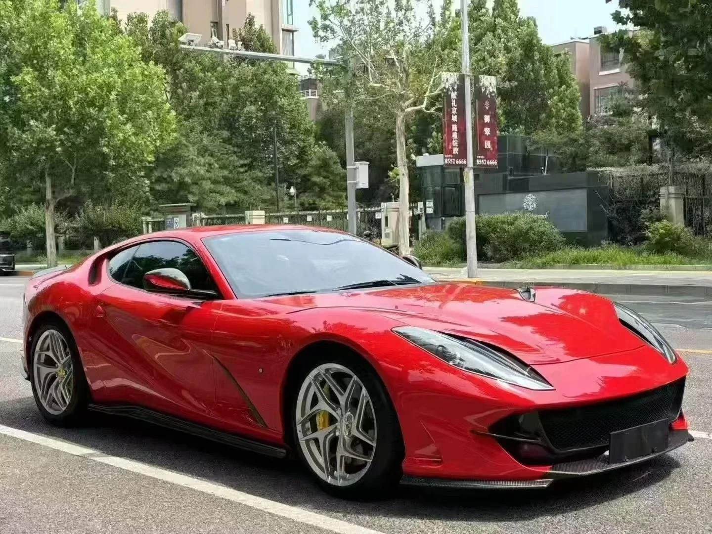Dry Carbon Fiber N Style Carbon Fiber Front Lip Front Bumper air Intake Rear Diffuser Side Skirt Rear Spoiler Perfect Fitment