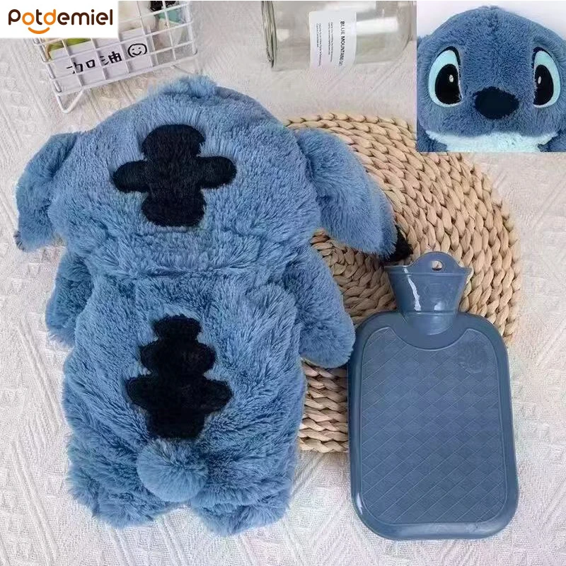 

Disney Anime Hobby Stitch Winter Extra Large Plush Hot Water Bottle Women's Home Water Stuffed Hand Warmer Gift for Girlfriend