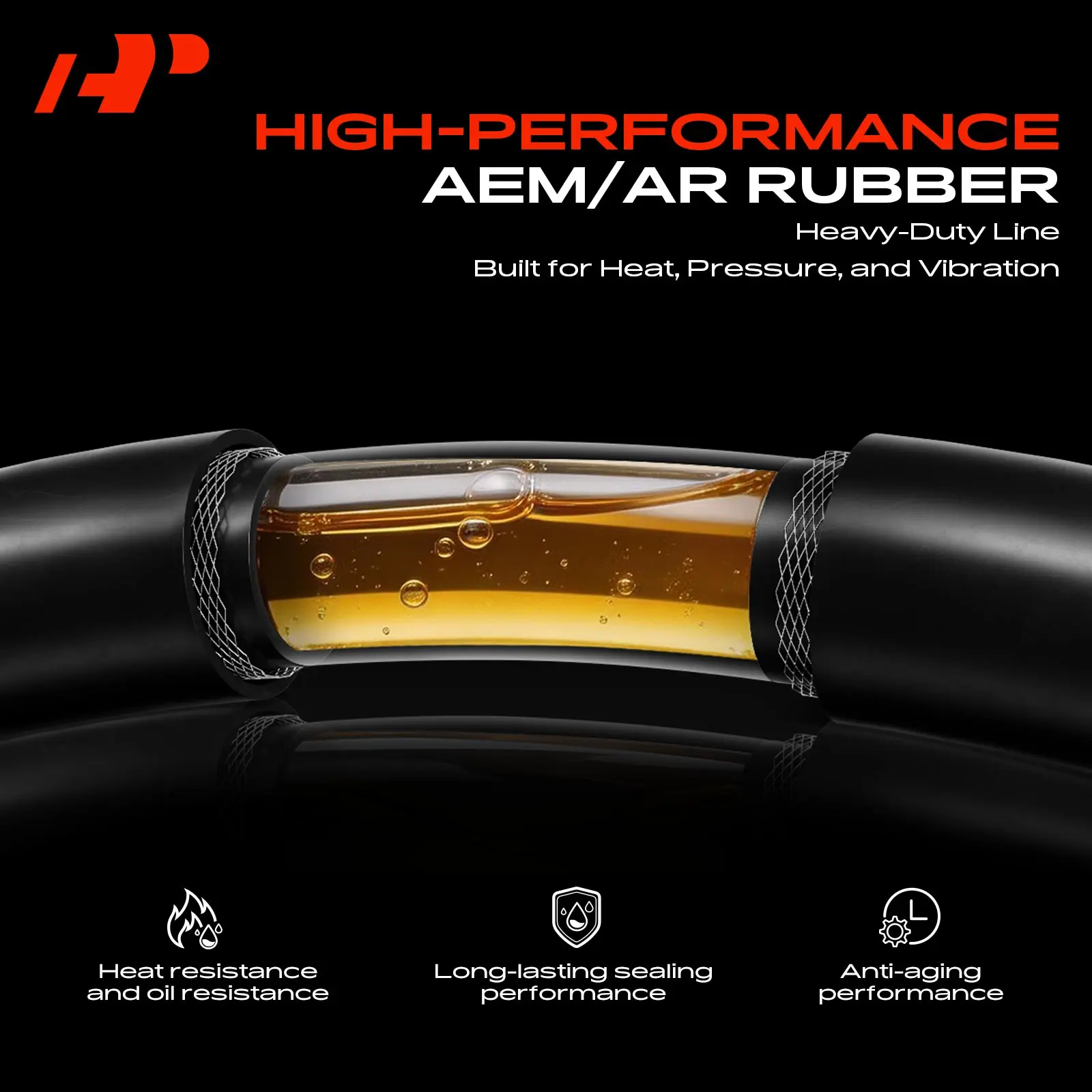 A-Premium Automatic Transmission Oil Cooler Hose Assembly for Mercedes-Benz E420 1994-1995 E500 1994 400E 500E 1992-1993