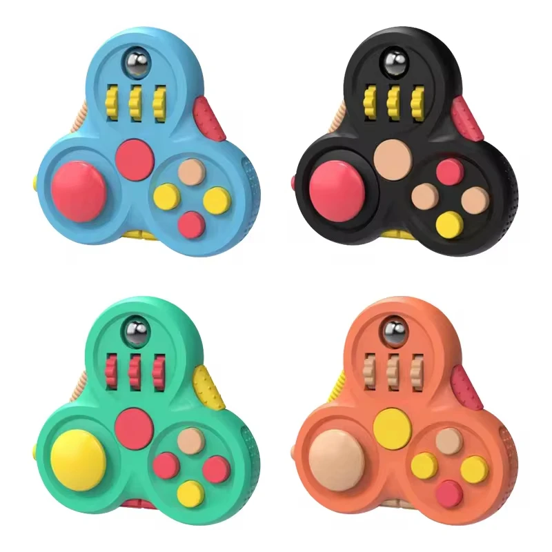 Gyroscope Magic Cube Game Controller Fingertip Game Decompression Dice for Autism Adhd Anxiety Relieve Adult Children Toys