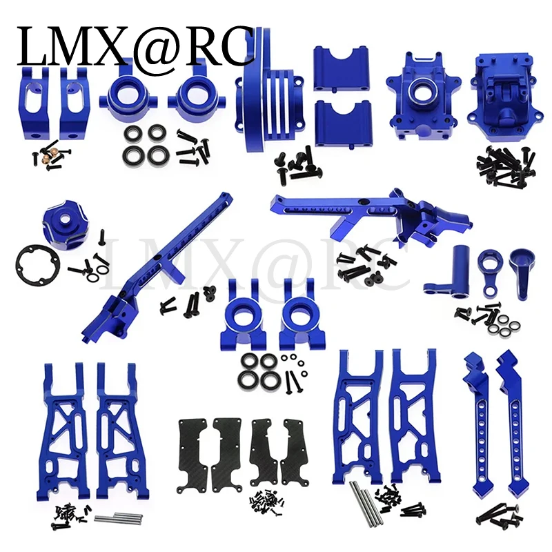 

LMX RC TRAXXAS 1/8 SLEDGE 4WD Металлический поворотный рычаг Рулевая чашка Коробка передач C База для радиоуправляемого автомобиля