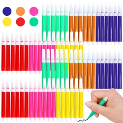 5-20Packs 6-Color Mini Watercolor Pen 9.5cm Graffiti Painting Pen Suitable for Paper Non-woven Canvas Painting DIY Drawing Pen