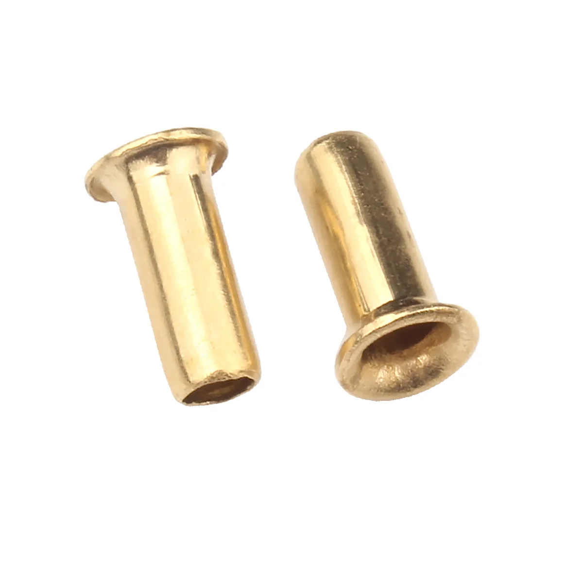 Brass Vias Rivet Nuts Through Hole Rivets Hollow Grommets M0.9-M6