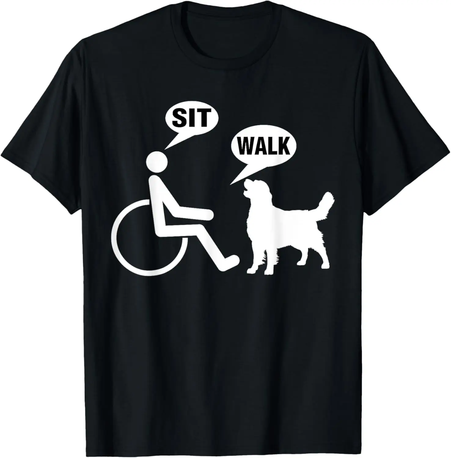 Funny wheelchair humor joke for a disability in a wheelchair T-Shirt