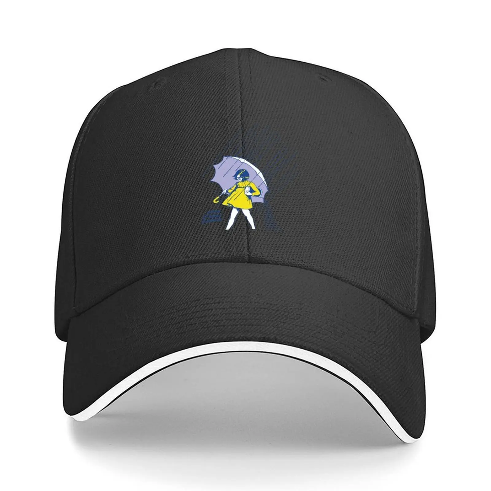 

Morton Salt Girl 1968 Mascot Classic Logo Classic T-Shirt Baseball Cap Luxury Cap Mountaineering Vintage Women's Golf Wear Men's