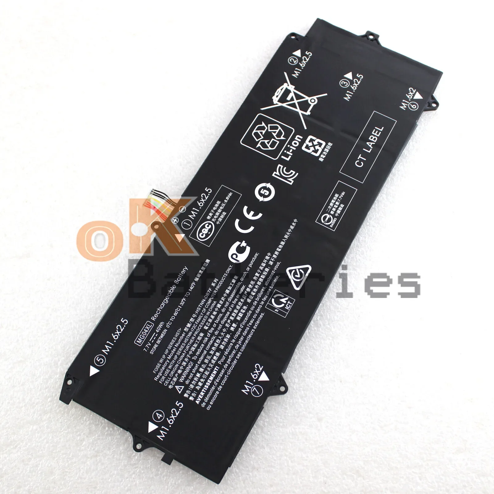 

New MG04XL 40Wh Laptop Battery for HP Elite x2 1012 G1 HSTNN-DB7F 812060-2C1