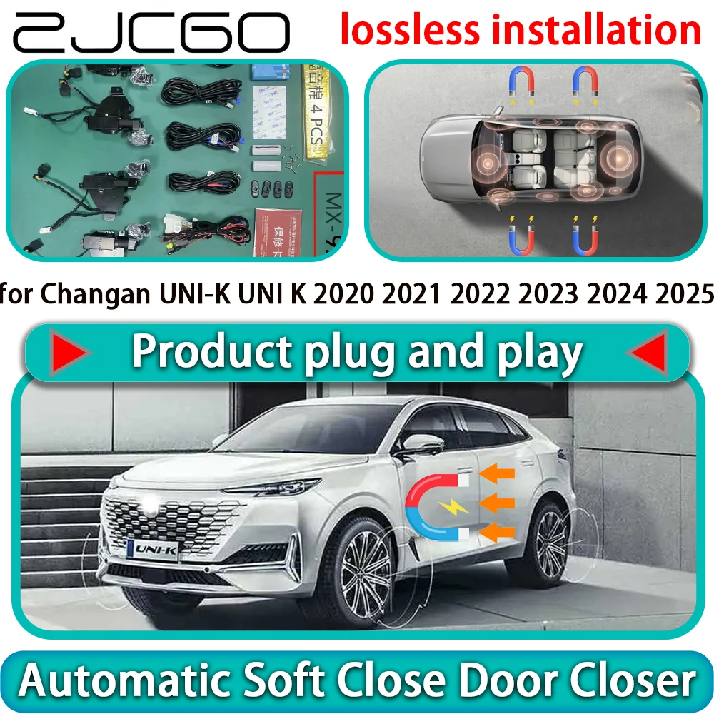 

for Changan UNI-K UNI K 2020 2021 2022 2023 2024 2025 Auto Pull Soft Close Door Kit Power Latch Door Catch Soft Closing Assist