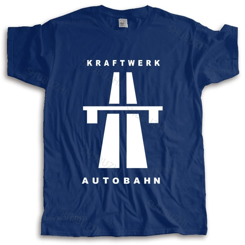 Nueva camiseta de moda, camisetas de algodón Autobahn - Kraftwerk, camiseta musical para hombre, camisetas de marca Autobarn, camiseta Unisex