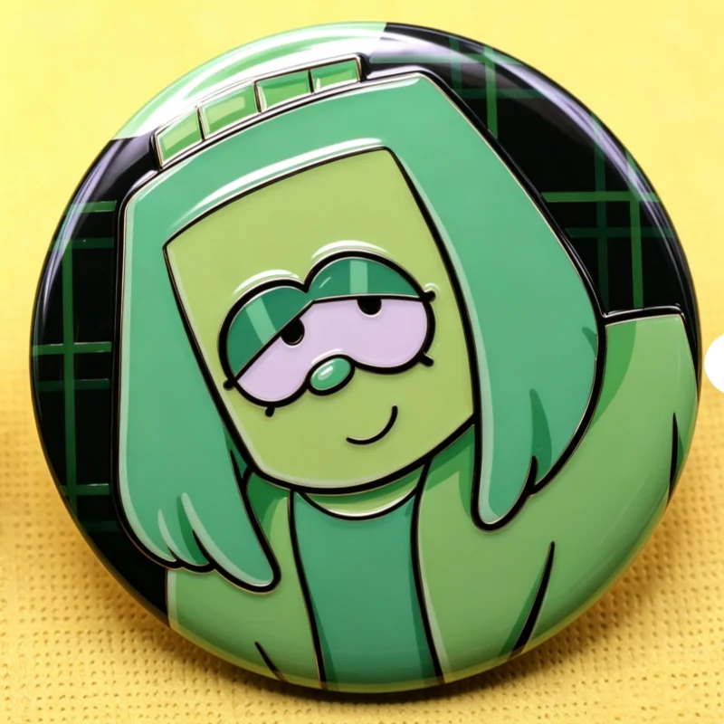 Deltarune Chapter 5 Button Set - Flowery Seth Character Badge Pin for Bag Jacket Hat Accessory Game Fan Gift