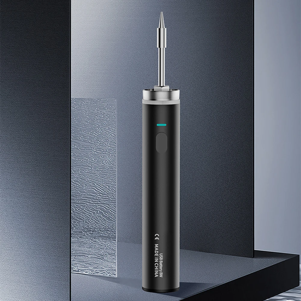 USB Rechargeable Soldering Iron Kit with Custom Temperature Control for Convenient Use on Delicate and Robust Materials