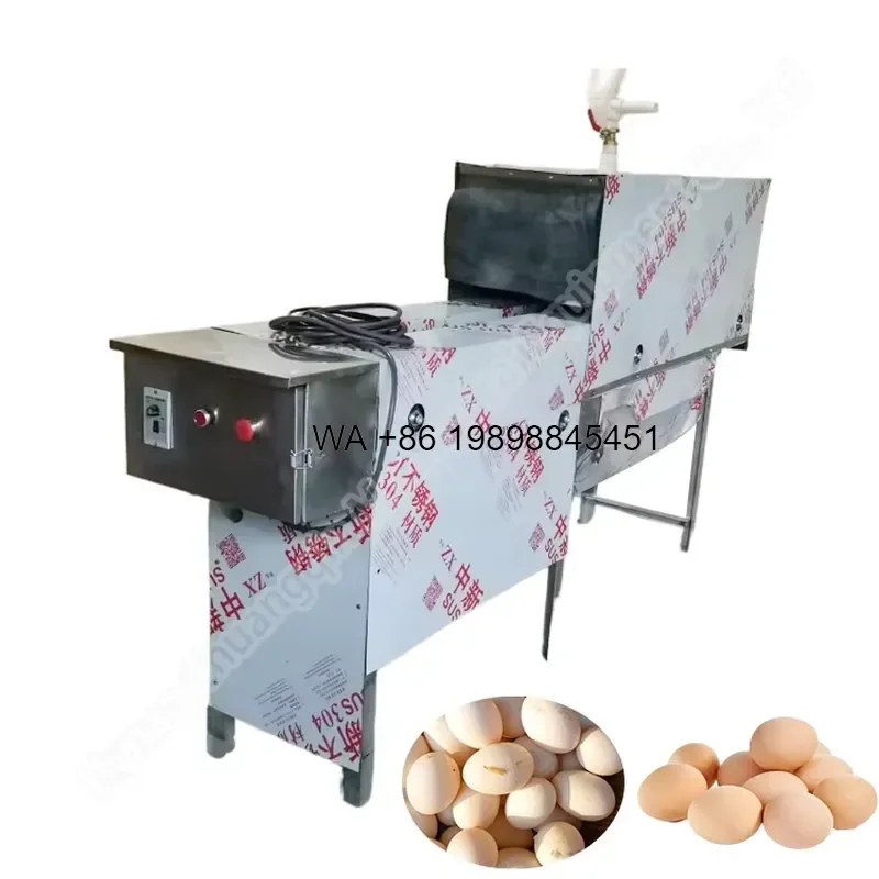 Wmwmnu Stainless Steel Automatic Egg Washer Chicken Egg Cleaning and Washing Device for Poultry Farm Use