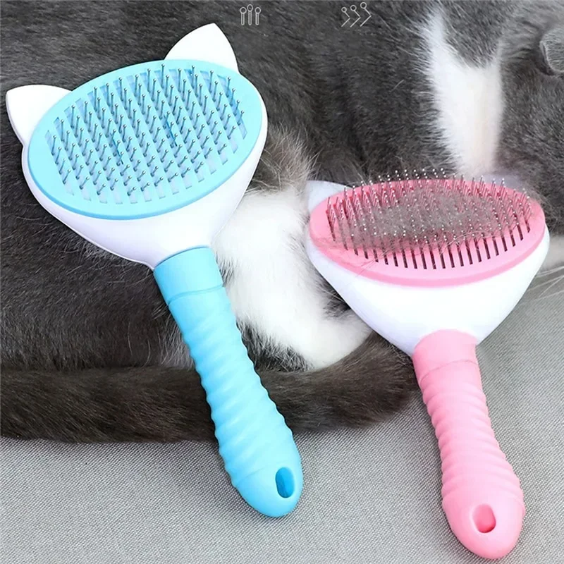 Pet Comb Cat Cleaning Supplies High Quality Self cleaning Brush Professional Grooming brush for Dogs, Cats pets Glove dog Bath