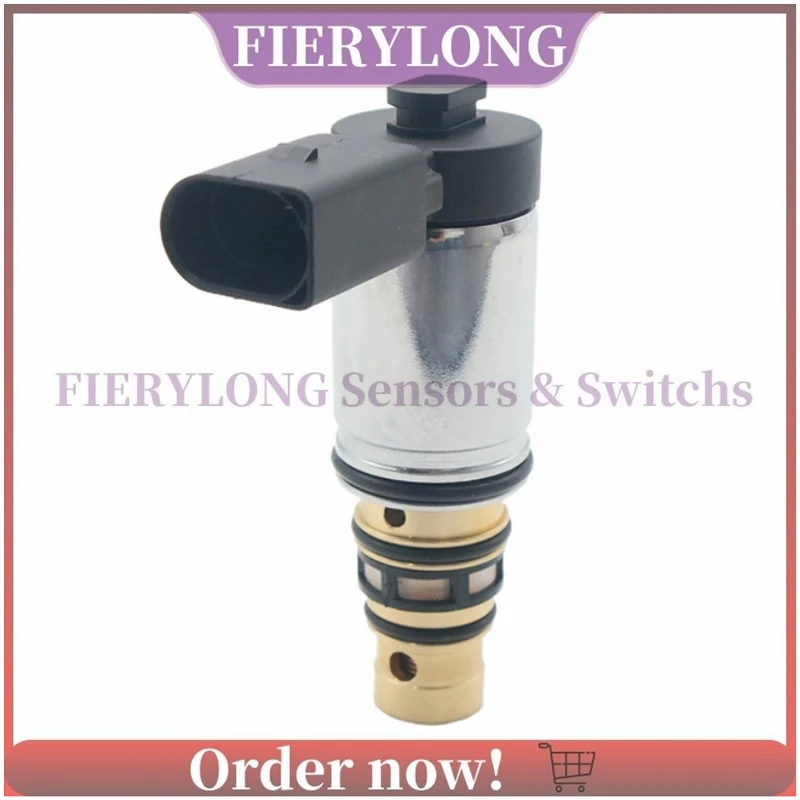 

1K0820803E A/C Compressor Control Valve For Audi A3 Volkswagen Beetle CC Golf Jetta Passat Tiguan Rabbit PXE14 Car Accessories