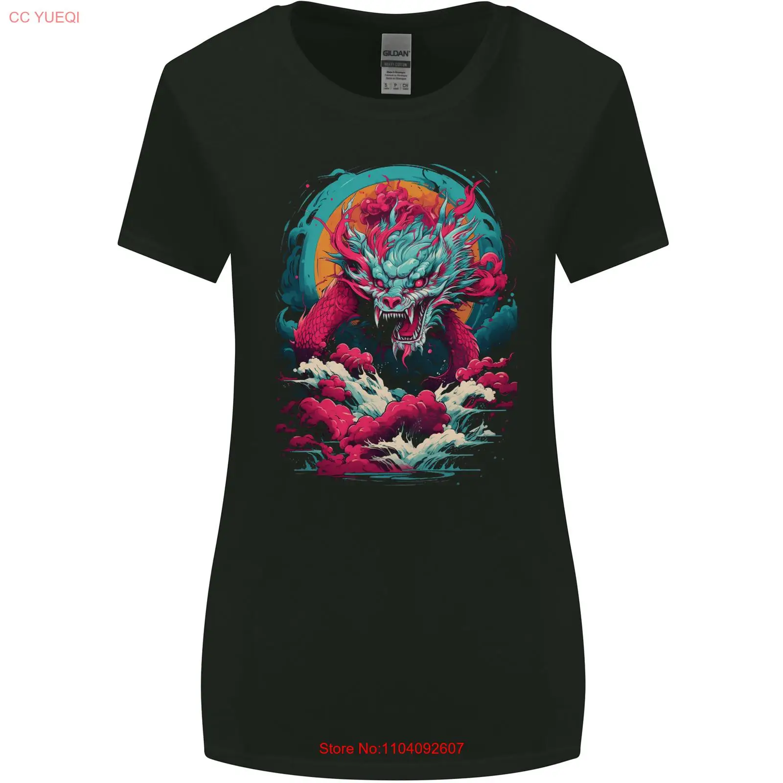 

Fantasy Fire Dragon 6 Womens Wider Cut T-Shirt