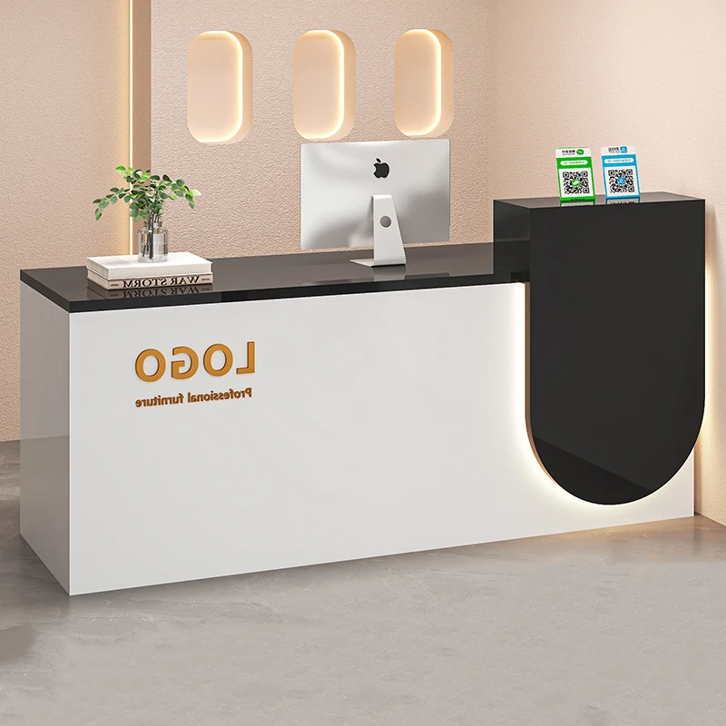 Entertainment Decoration Reception Desk Display Checkout Counter Reception Desks Princess Escritorio Moderno Trendy Furniture