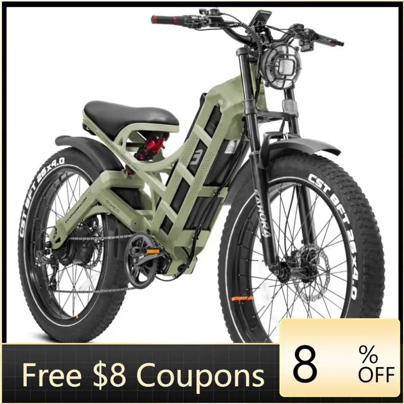 

STLF Eahora Romeo Pro 48v 60ah Custom Motor Power Electric Bike Big Hybrid Electrica Bicycle Long Range Eu Warehouse Camping Ebi