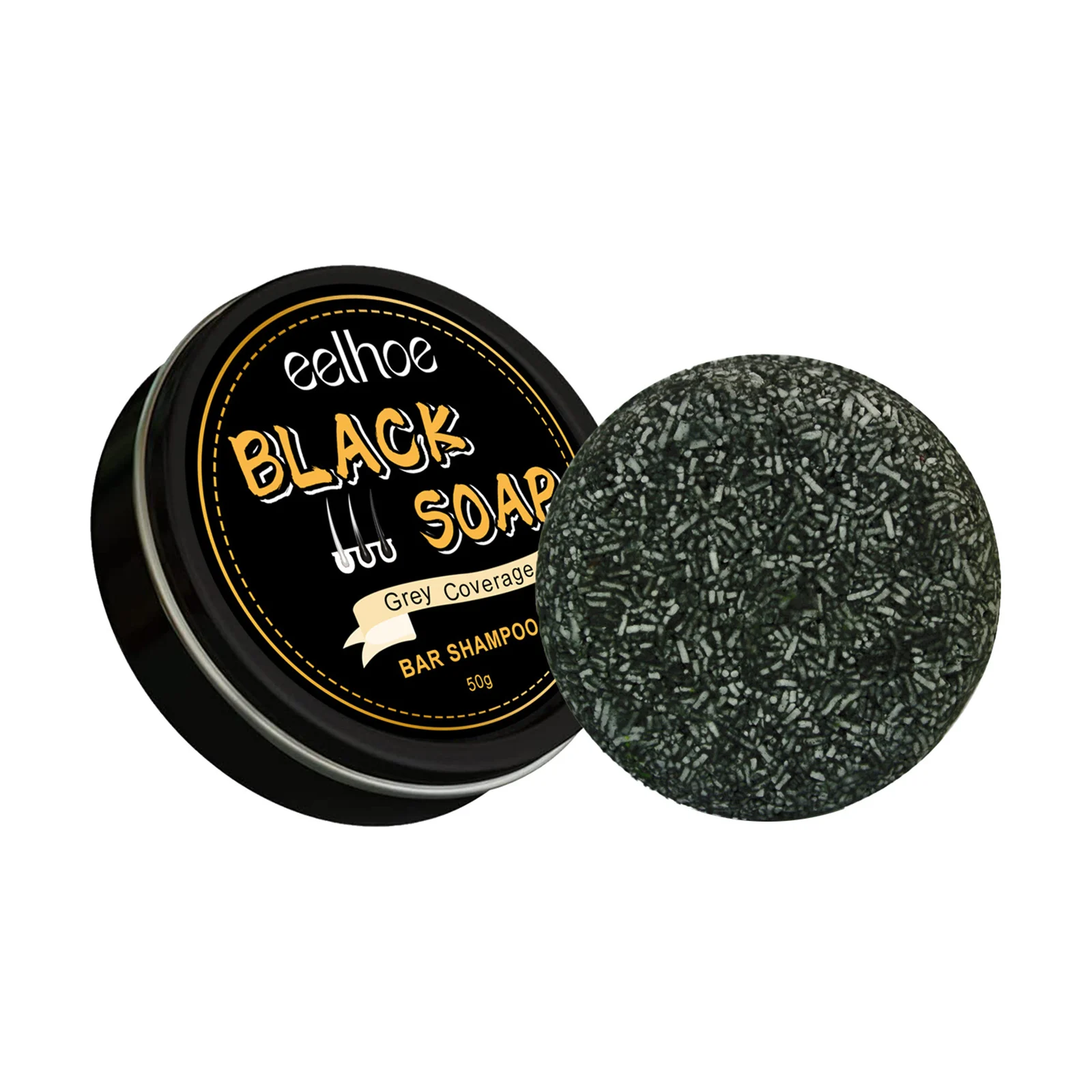 

Grey Hair Removal Soap Roots Soft Black Hair Regrowth Soap for Itchy Scalp Black Hair Growth