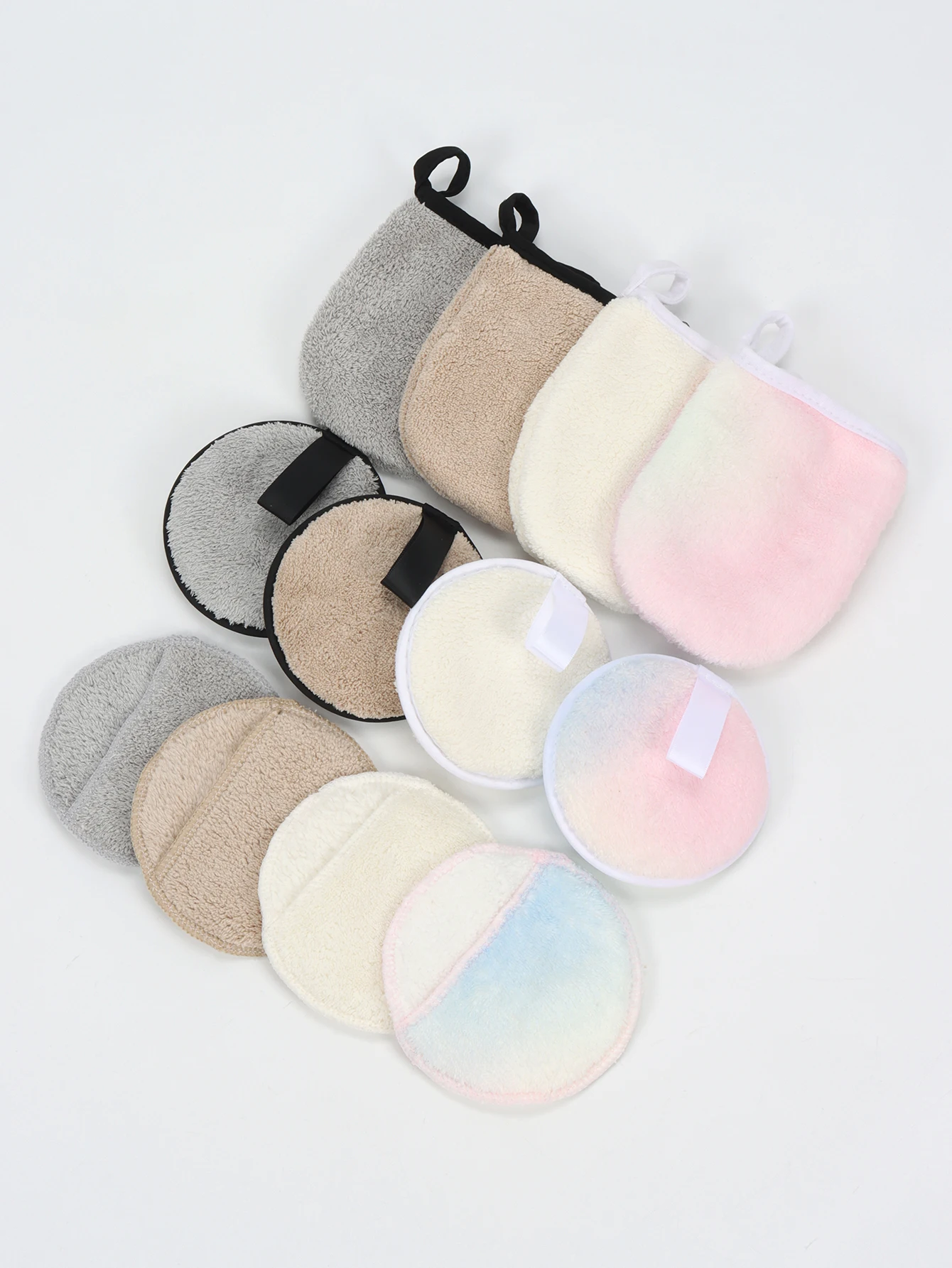 3 قطع من قفازات مزيل المكياج، أدوات تنظيف الوجه قابلة للغسل وإعادة الاستخدام، مناسبة لجميع أنواع البشرة. #3