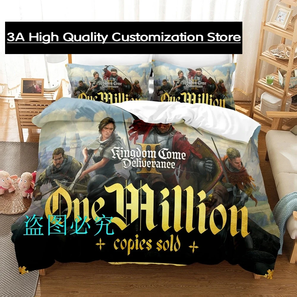 

Kingdom Come: Deliverance IIBedding Set Single Twin Full Queen King Size Bed Set Adult Boys Bedroom Duvetcover Sets