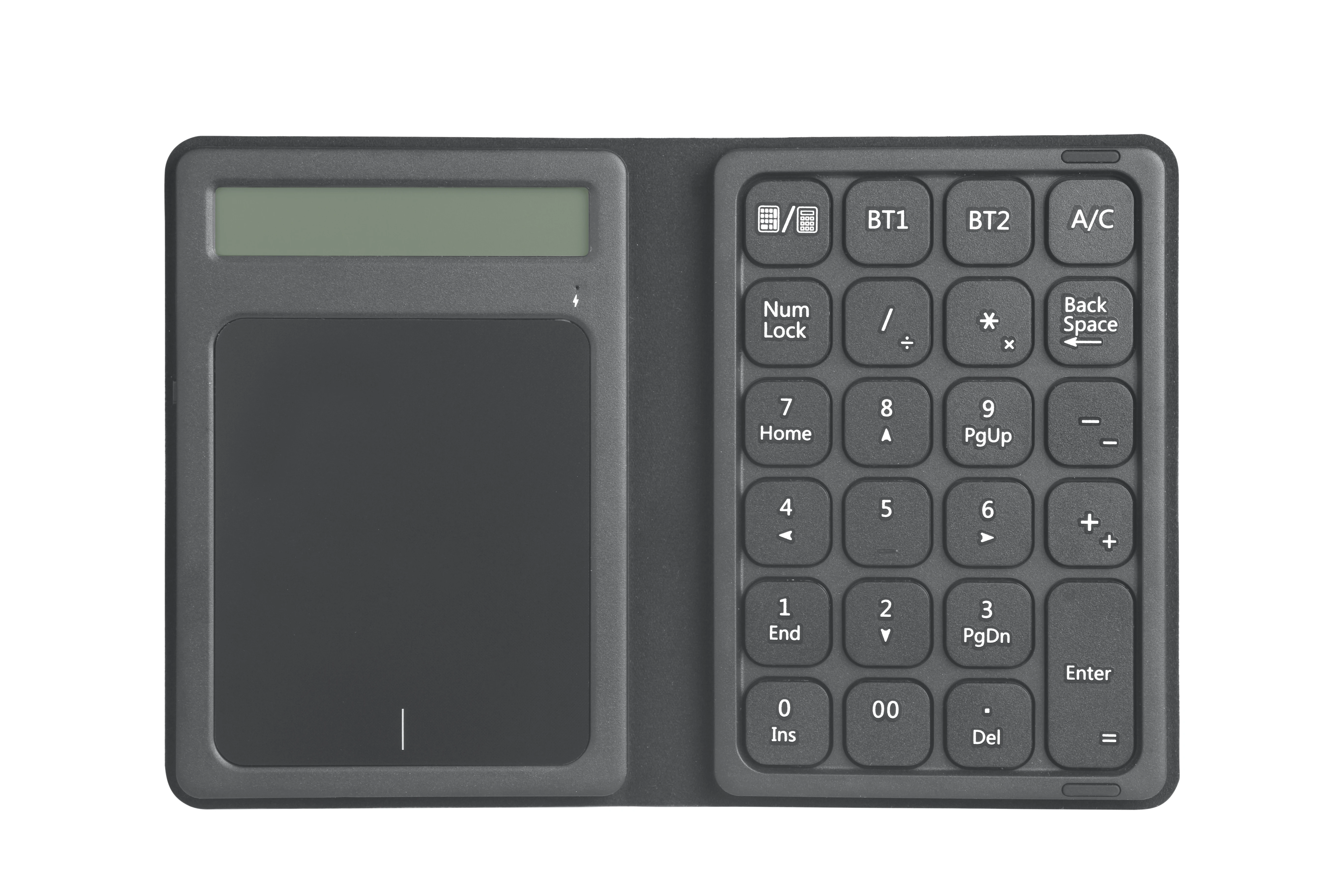 Portable Folding BT Number Keyboard With Mouse Touchpad MIni Wireless BT Numeric Keyboard with Mouse Touchpad