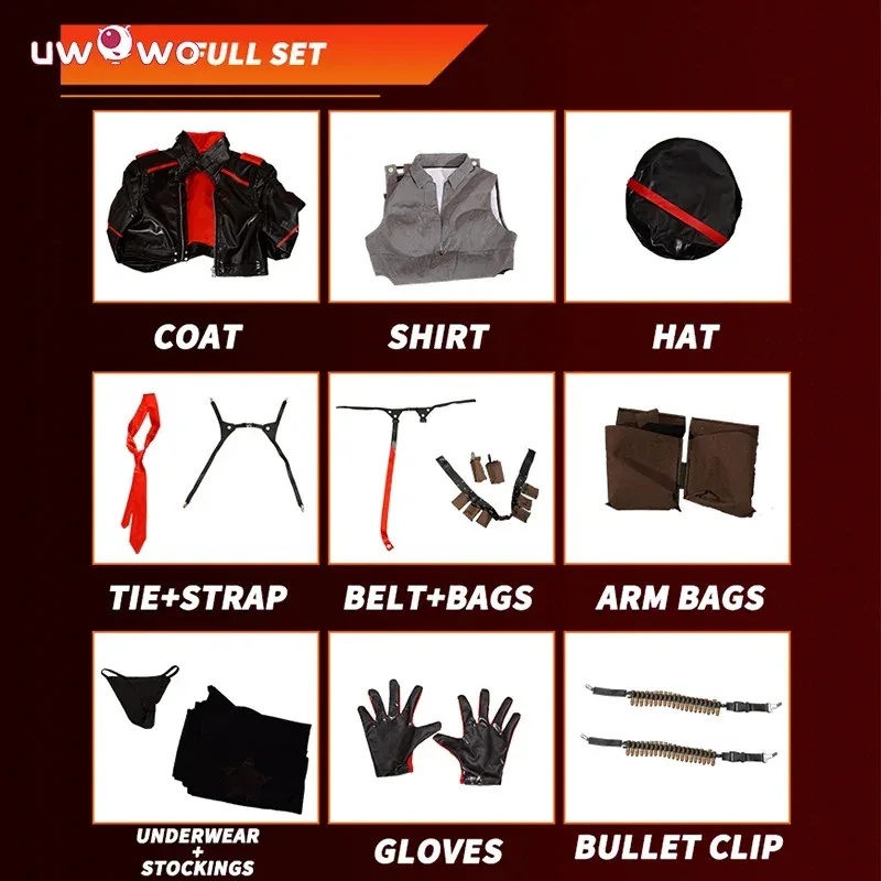 UWOWO Collab Series NIKKE Cosplay Rapi Costume Nikke: the Goddess of Victory Outfit Halloween Costumes Party Role Play