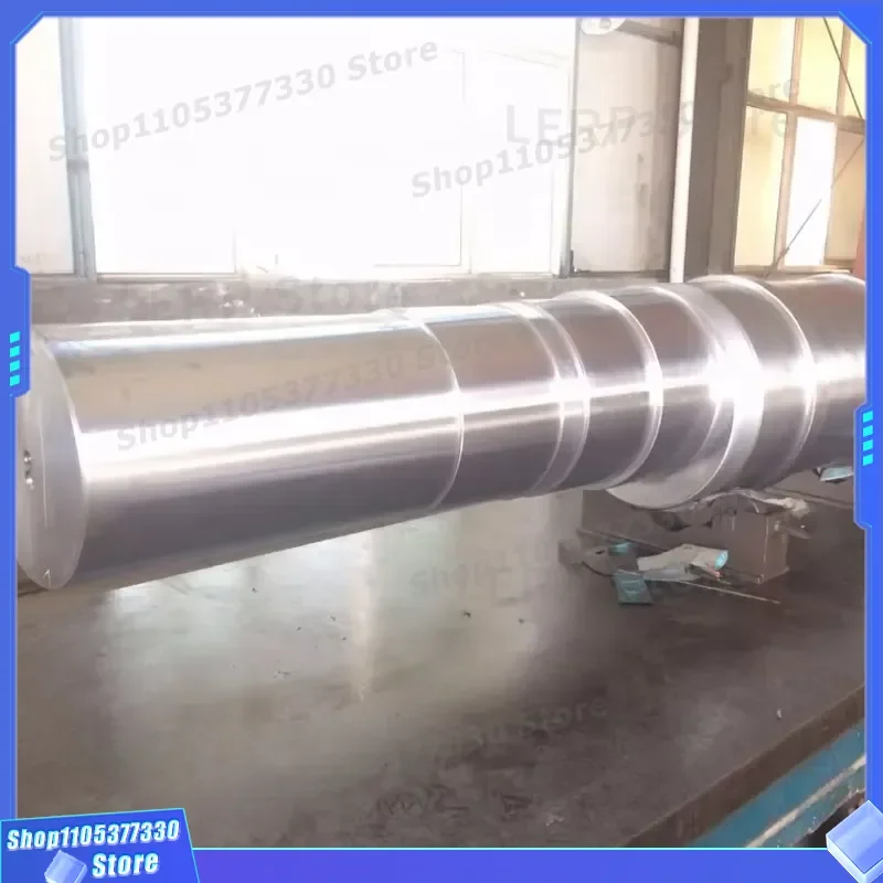 Custom CNC Machined Carbon Steel Spline Shaft Forged Gear Shaft Stainless Steel Marine Drive Shaft Precision Industrial Parts