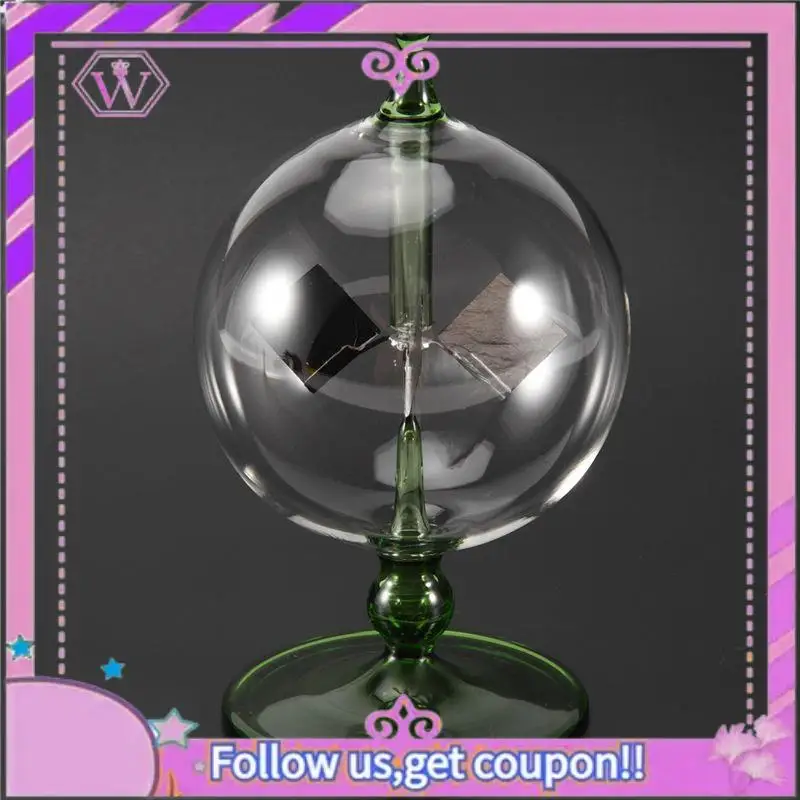 Green Solar Power Radiometer Crookes Solar Energy Spinning Vanes Windmill Gift Home Desk Decoration Best-Selling
