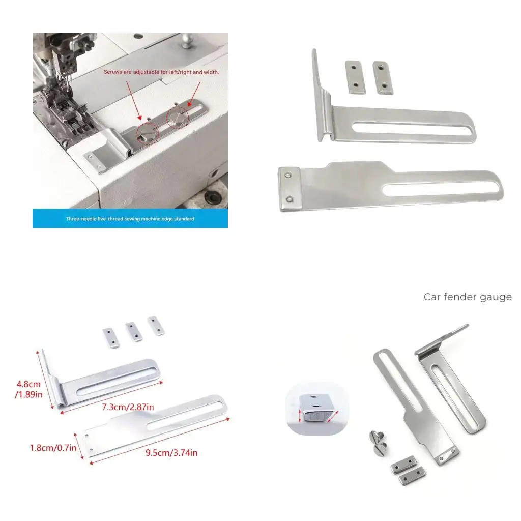 

Durability Steel 3Needle 5thread Zigzag Foot For Overlock Machines Stitching high quality