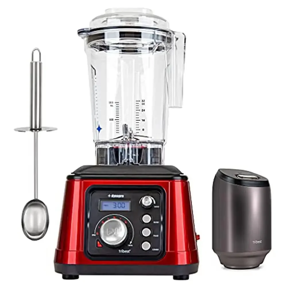 High Speed 2.5HP Blender with Vacuum Technology Smoother Blending and Nutritional Preservation Powerful 32,000 RPM Motor