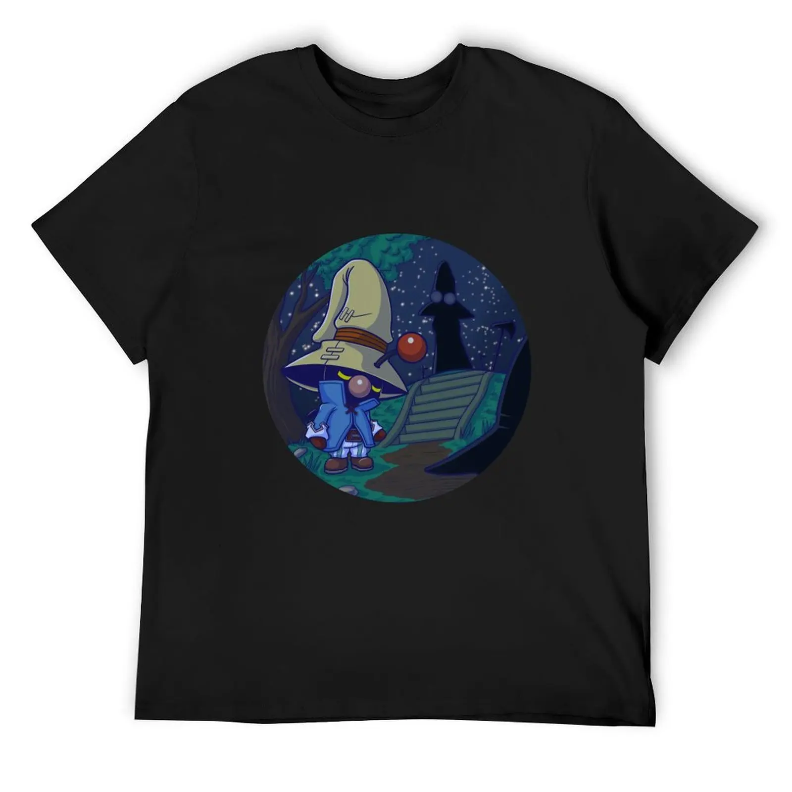 

Black Mage Village T-Shirt for a boy tshirts personalised mens cotton t shirts