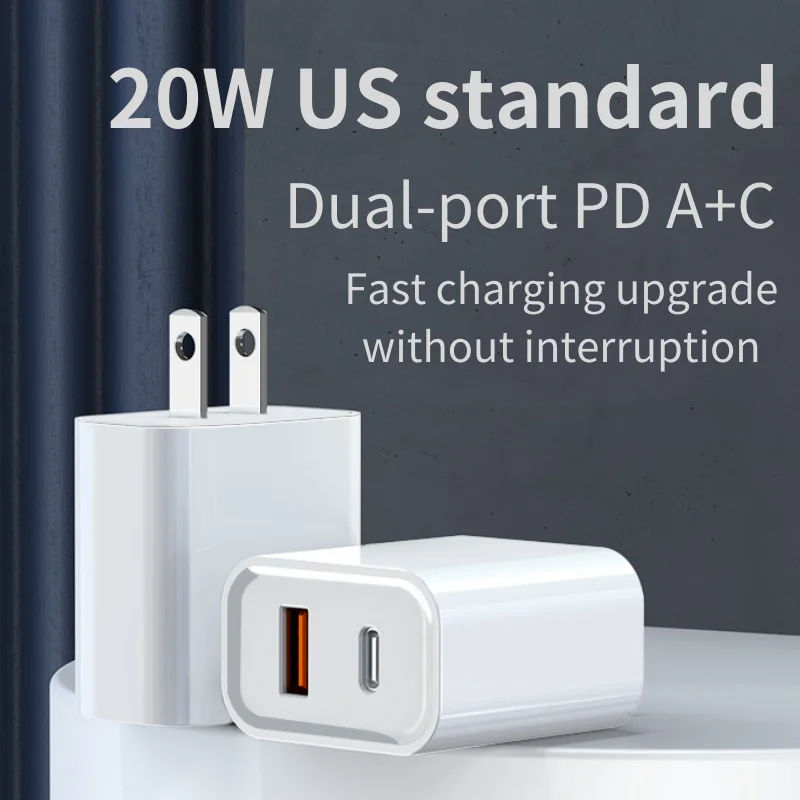 

Multi-Country Compatible PD20W Mobile Charger Lighting Transformer Perfect For USA Japan Thailand And Many More Destinations