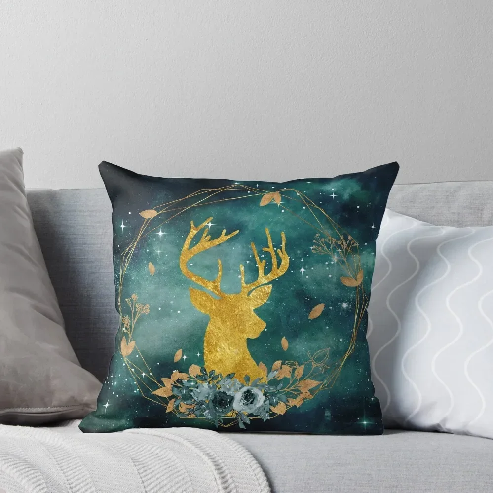 

Galaxy Deer Throw Pillow Ornamental Pillow Anime pillow cover christmas