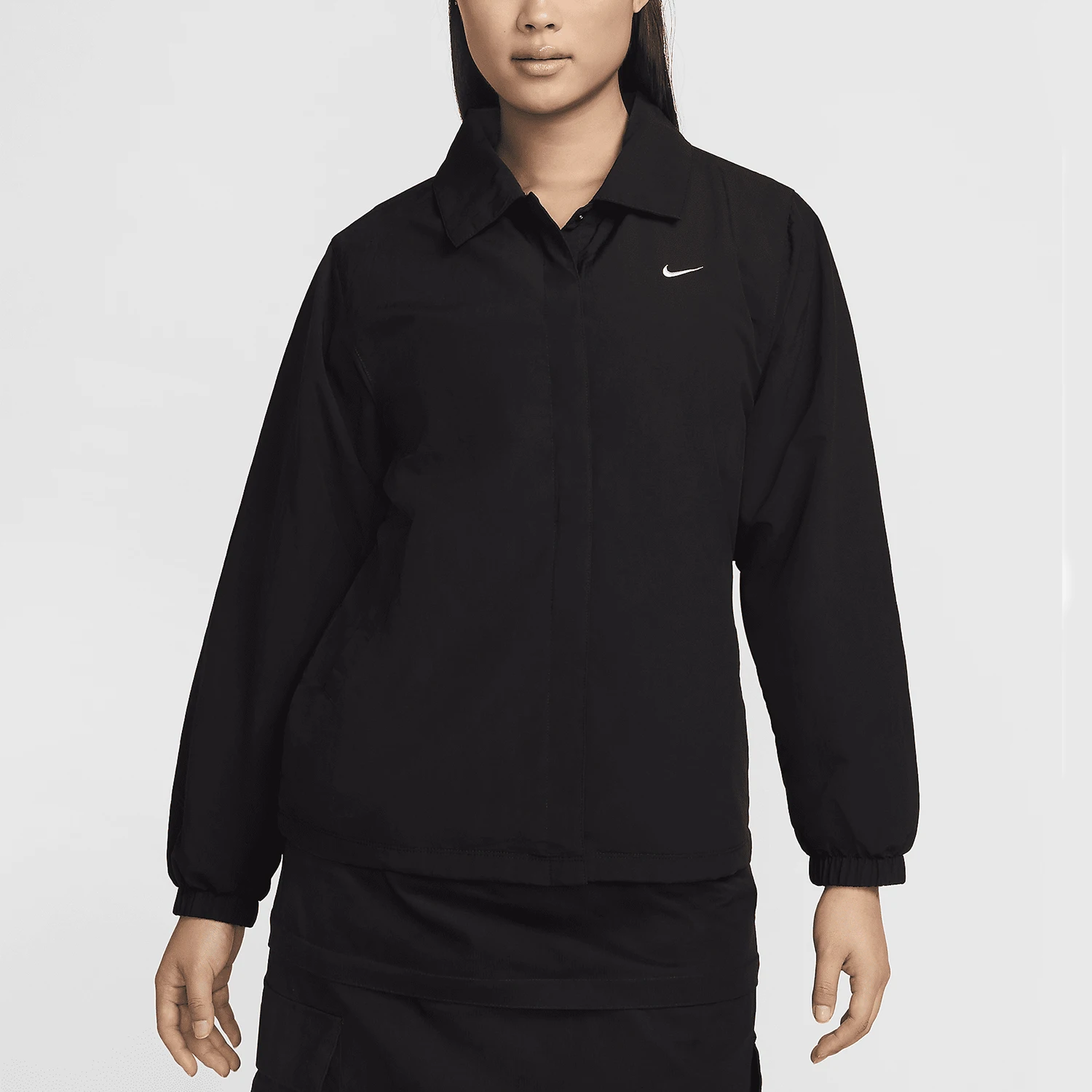 

Nike genuine 2024 Fall Women's Loose Lapel Woven Sports Jacket FV7561-010