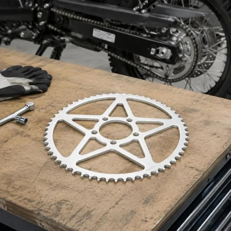 M76E Elektromotorrad-Hinterradantriebsrad mit definiertem 58-Zahn-Profil – Detail 8